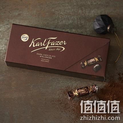芬兰进口,Fazer 菲泽 牛奶巧克力 270g礼盒装x2件 78元包邮(39元/件) 值值值-买手聚集的地方