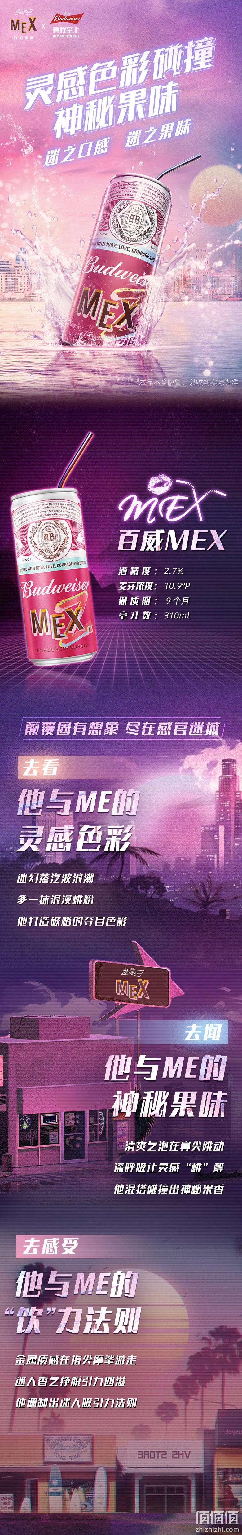 历史新低:百威 MEX 迷之果味啤酒 310mlx10听 64元包邮(日常129元) 值值值-买手聚集的地方