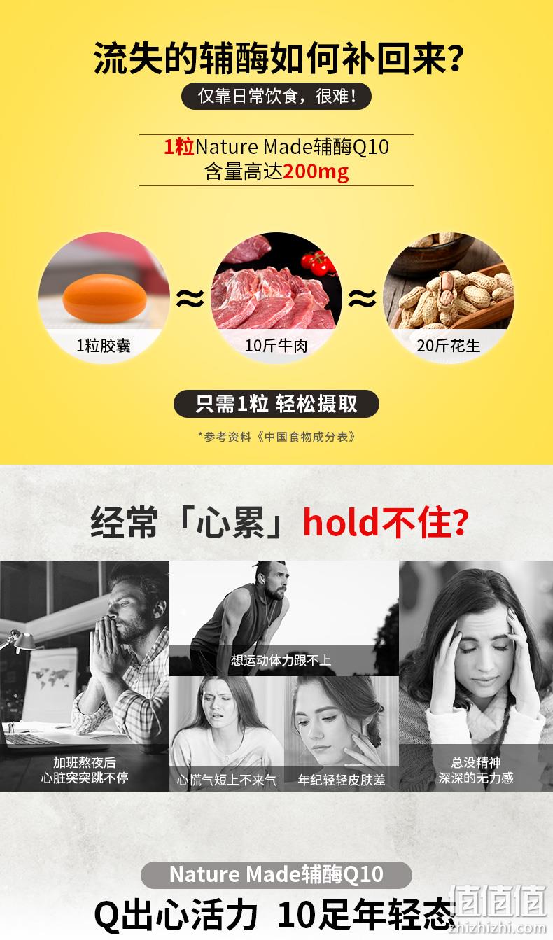 美国进口，改善牙周护心脏：200mgx300粒 天维美 辅酶q10软胶囊 429元包邮包税 值值值-买手聚集的地方