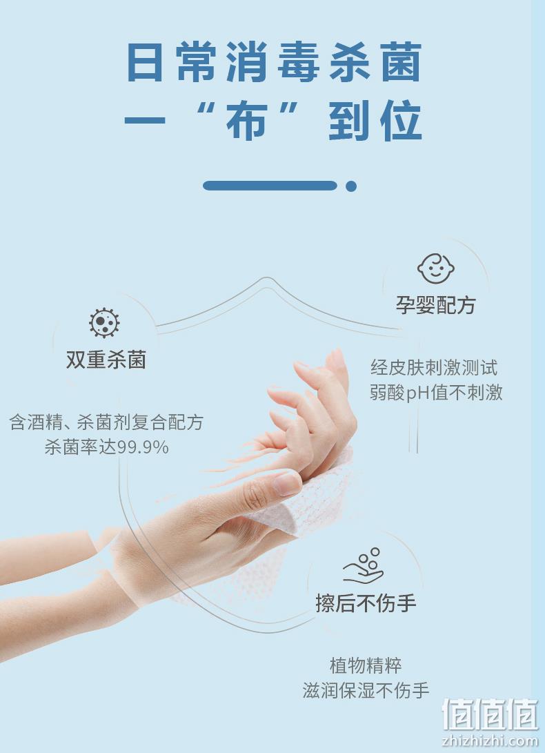 白菜价！帆王 75度酒精湿巾便携装 10抽x10包 9.9元包邮 值值值-买手聚集的地方