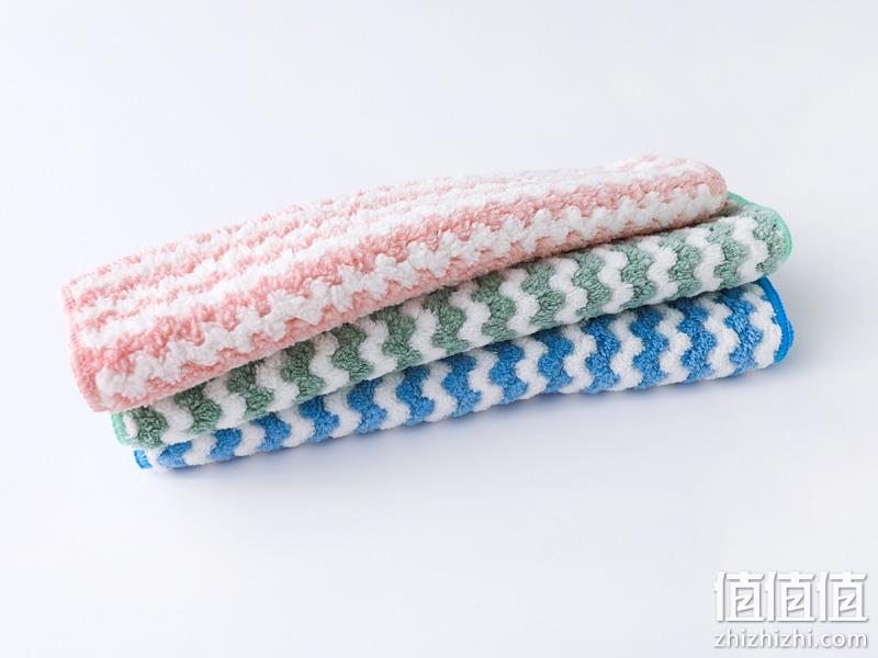 嘉嘉爱 不沾油不易掉毛 加厚吸水抹布 25x25cm 5条装 券后8.7元包邮 值值值-买手聚集的地方
