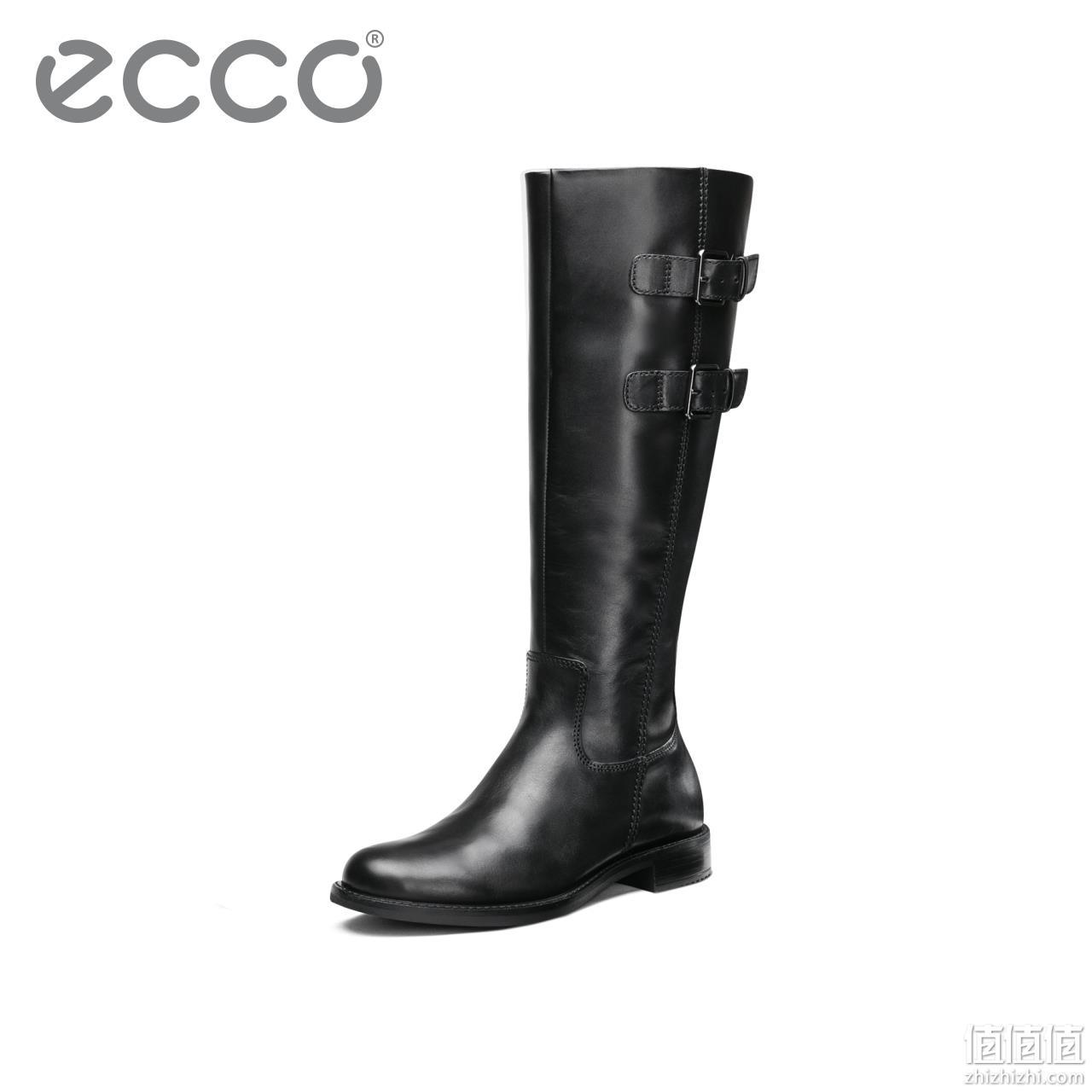 ECCO 爱步 Sartorelle 25 型塑系列 女士真皮平底长靴 860.59元包邮（天猫旗舰店3399元） 值值值-买手聚集的地方