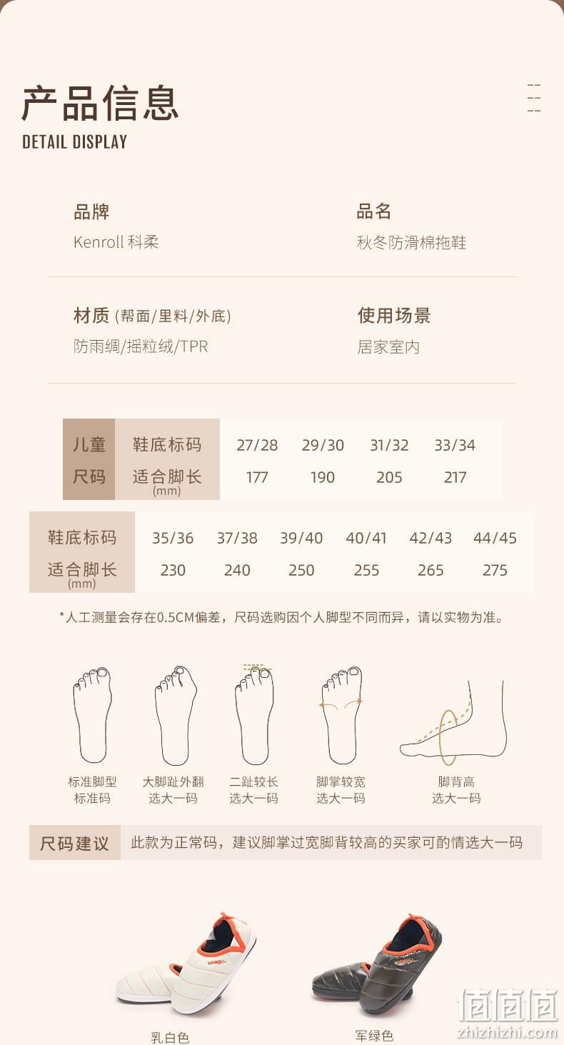 直降17元！防滑专利，可机洗，男女同款：科柔 包跟棉拖鞋 31.2元包邮（之前推荐48元） 值值值-买手聚集的地方