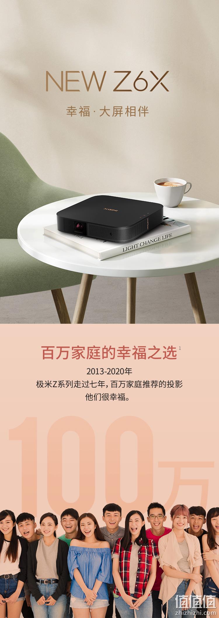 12日0点：XGIMI 极米 NEW Z6X 家用智能投影仪 2949元包邮 值值值-买手聚集的地方