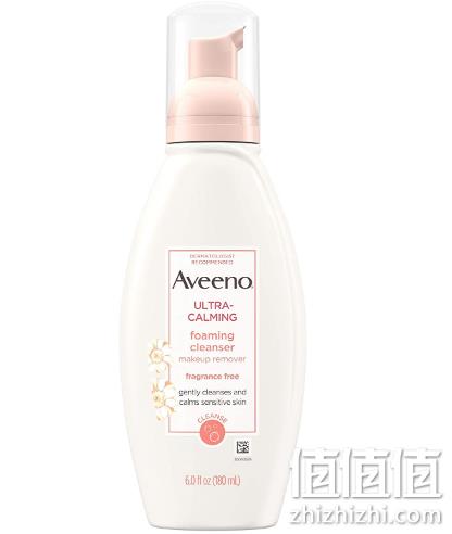 Aveeno 艾维诺 大豆洋甘菊镇静抗敏泡沫洁面乳 180ml 68.8元包邮 值值值-买手聚集的地方