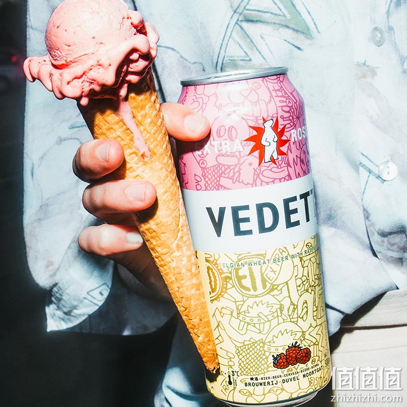 比利时进口 VEDETT 白熊 玫瑰红小麦啤酒 500mlx12听装 新低99元包邮 值值值-买手聚集的地方