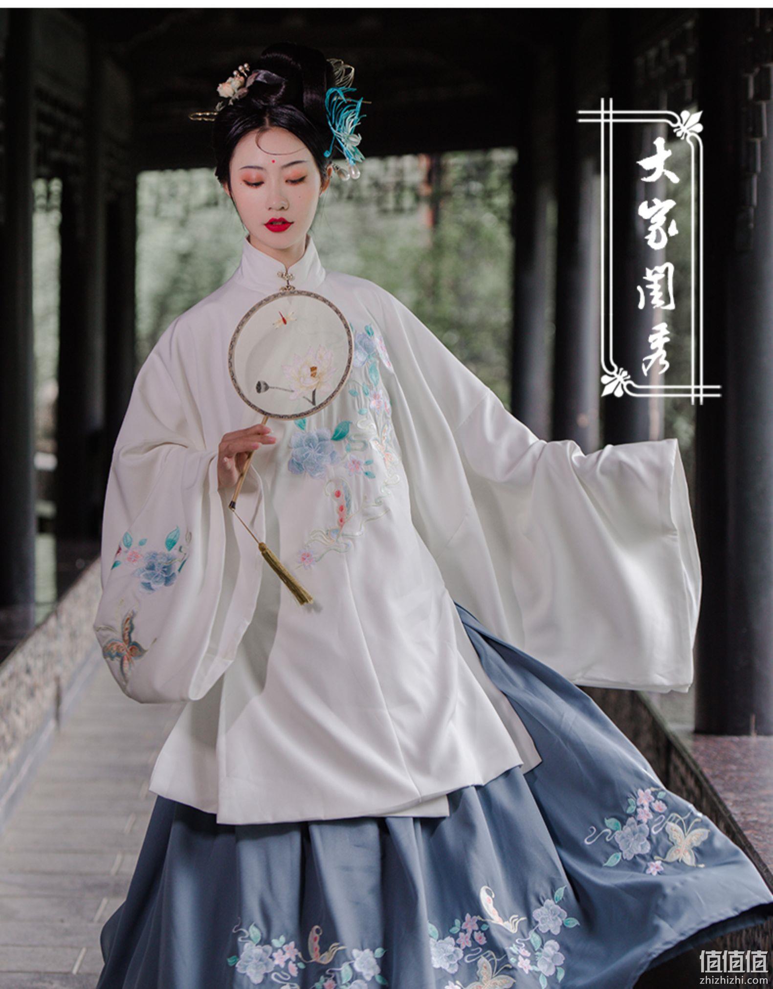 搭夫人 大家闺秀 明制秋冬长袄刺绣袄裙 189元包邮 值值值-买手聚集的地方