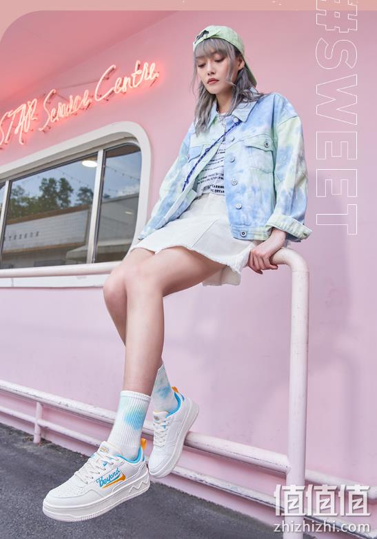 双11预售：361° 空军一号 女士休闲板鞋 89元包邮 值值值-买手聚集的地方