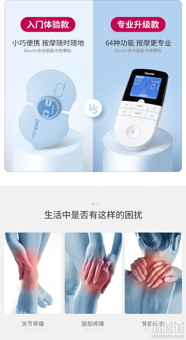 直降41元！红点+iF大奖获奖产品：Beurer博雅 EM10 迷你按摩器 58元包邮（之前推荐99元） 值值值-买手聚集的地方
