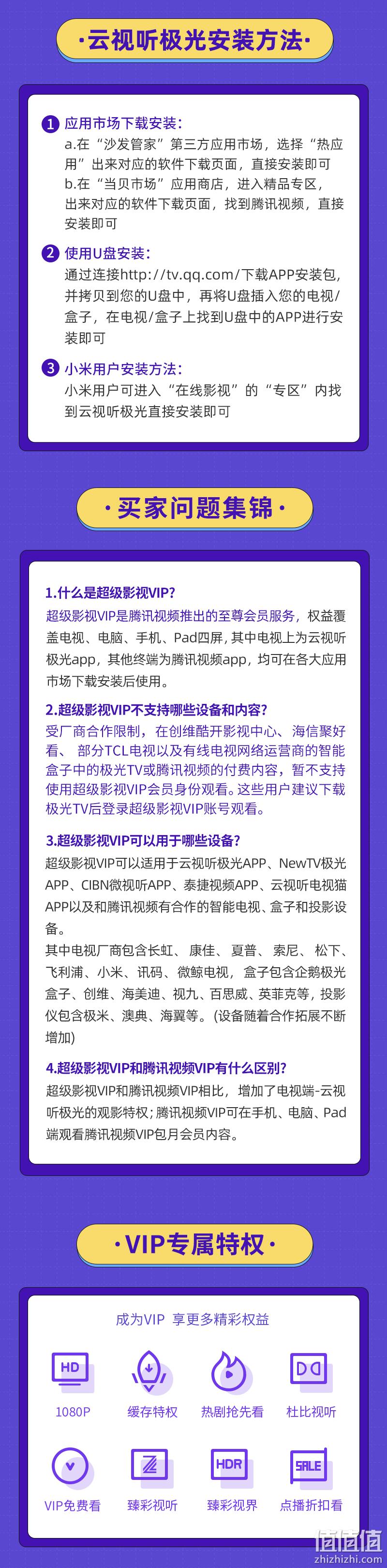 腾讯视频 超级影视vip 12个月 电视+手机+电脑+平板 券后239元 值值值-买手聚集的地方
