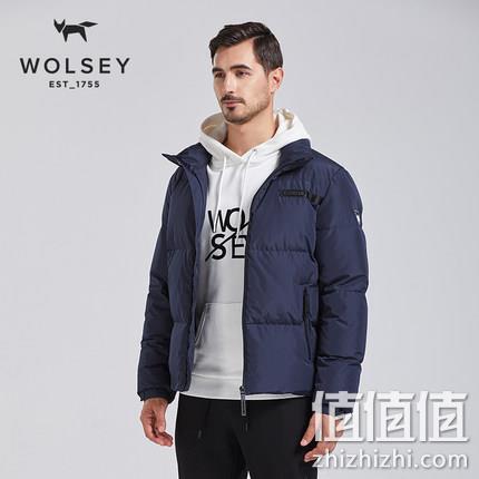 80%白鹅绒+650+蓬松度+T400防水面料：Wolsey 2021秋冬新品男女面包羽绒服外套 多色 499元包邮 值值值-买手聚集的地方