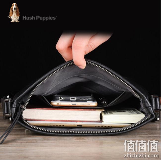 Hush Puppies 暇步士 男士真皮斜挎牛皮包 HA-1811729W-577 255.75元包邮 值值值-买手聚集的地方