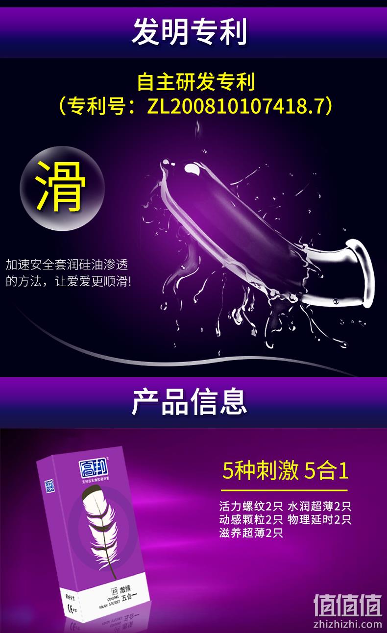 华润医药旗下，玻尿酸物理延时：48只 高邦 避孕套组合 14.9元包邮 值值值-买手聚集的地方