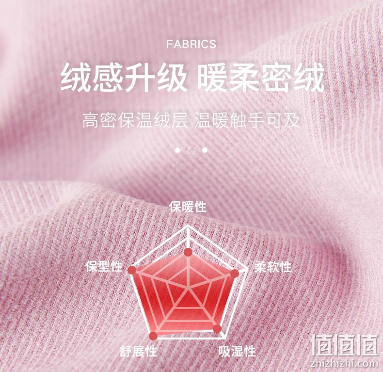 3A级抗菌,玻尿酸润肤:大嘴猴 女士 阳离子无痕保暖内衣套装 59元包邮 值值值-买手聚集的地方