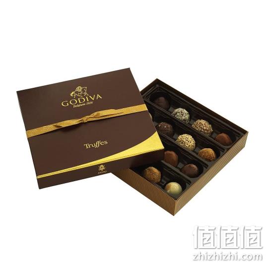 Godiva 歌帝梵 16颗黑松露巧克力礼盒 230g 202.57元包邮（天猫559元） 值值值-买手聚集的地方