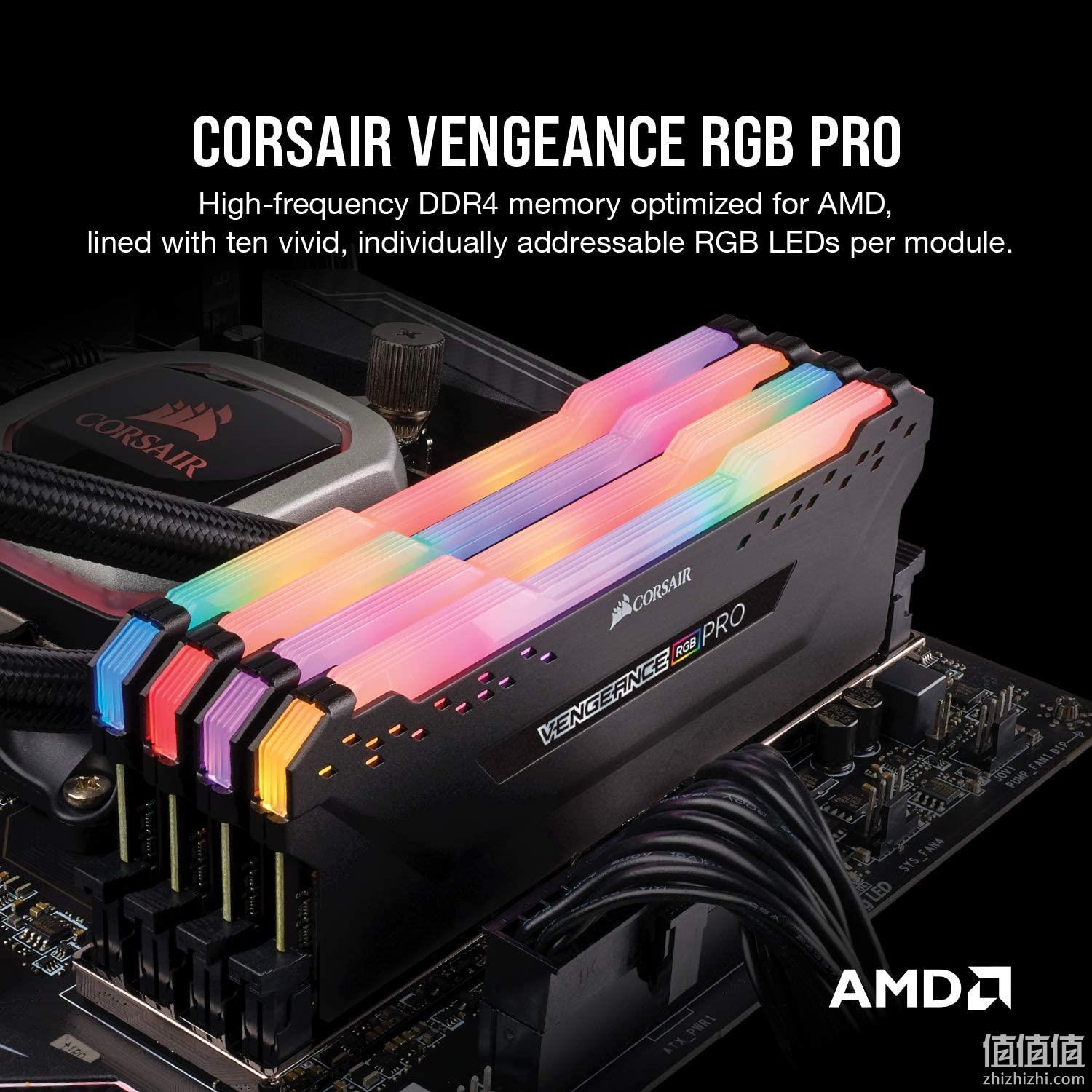 支持XMP2.0，铝壳散热+信仰RGB：16GBx2条 美商海盗船 复仇者 PRO系列台式机内存条DDR4 3600MHz 985元直邮到手 值值值-买手聚集的地方