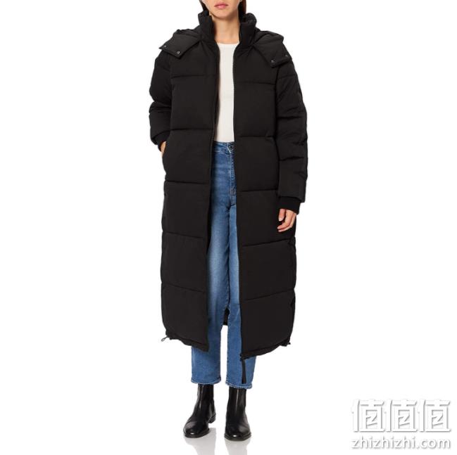 2021年秋冬款 HUGO BOSS 雨果·博斯 Frishell-1 女士长款棉服夹克 858.77元包邮 值值值-买手聚集的地方