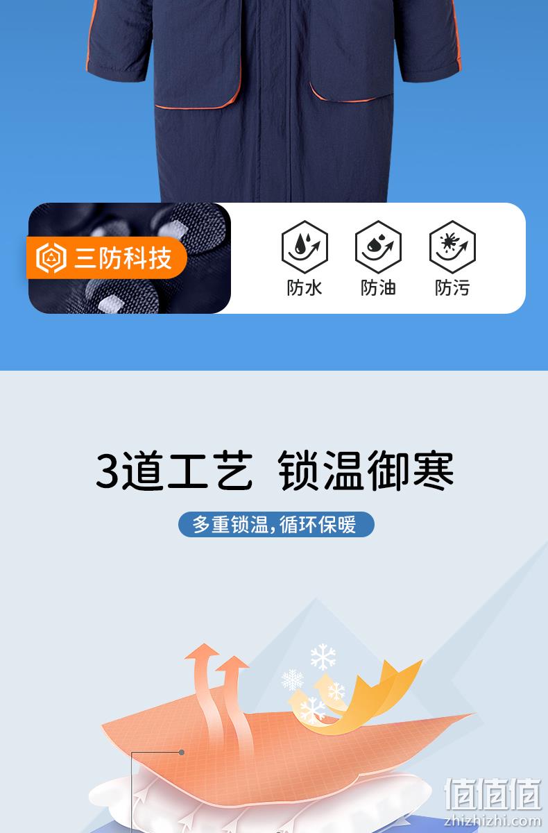 烈儿推荐，安踏 2021冬款 儿童 保暖工装中长款保暖棉衣 189元包邮 值值值-买手聚集的地方