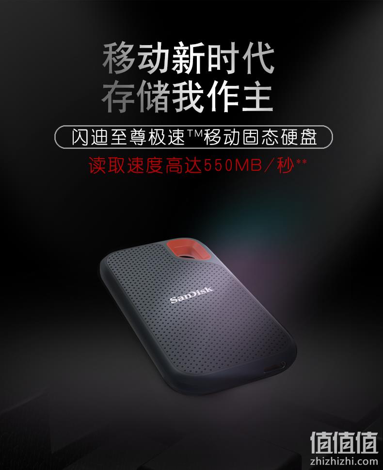 降70元，今晚0点，小巧如挂件：1TB 闪迪 E60 至尊超极速 移动固态硬盘 779元包邮，Plus会员券后759元（之前推荐抢购价849元） 值值值-买手聚集的地方