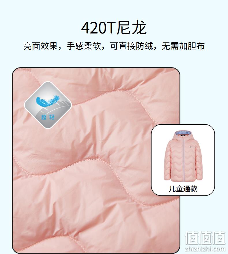 新低！90%白鸭绒，探路者 儿童 2021秋冬新款 超轻保暖羽绒服 129元包邮（之前推荐149元） 值值值-买手聚集的地方