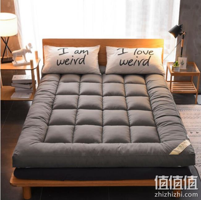 兰序 加厚床垫 灰色 150*200cm 87元包邮 值值值-买手聚集的地方