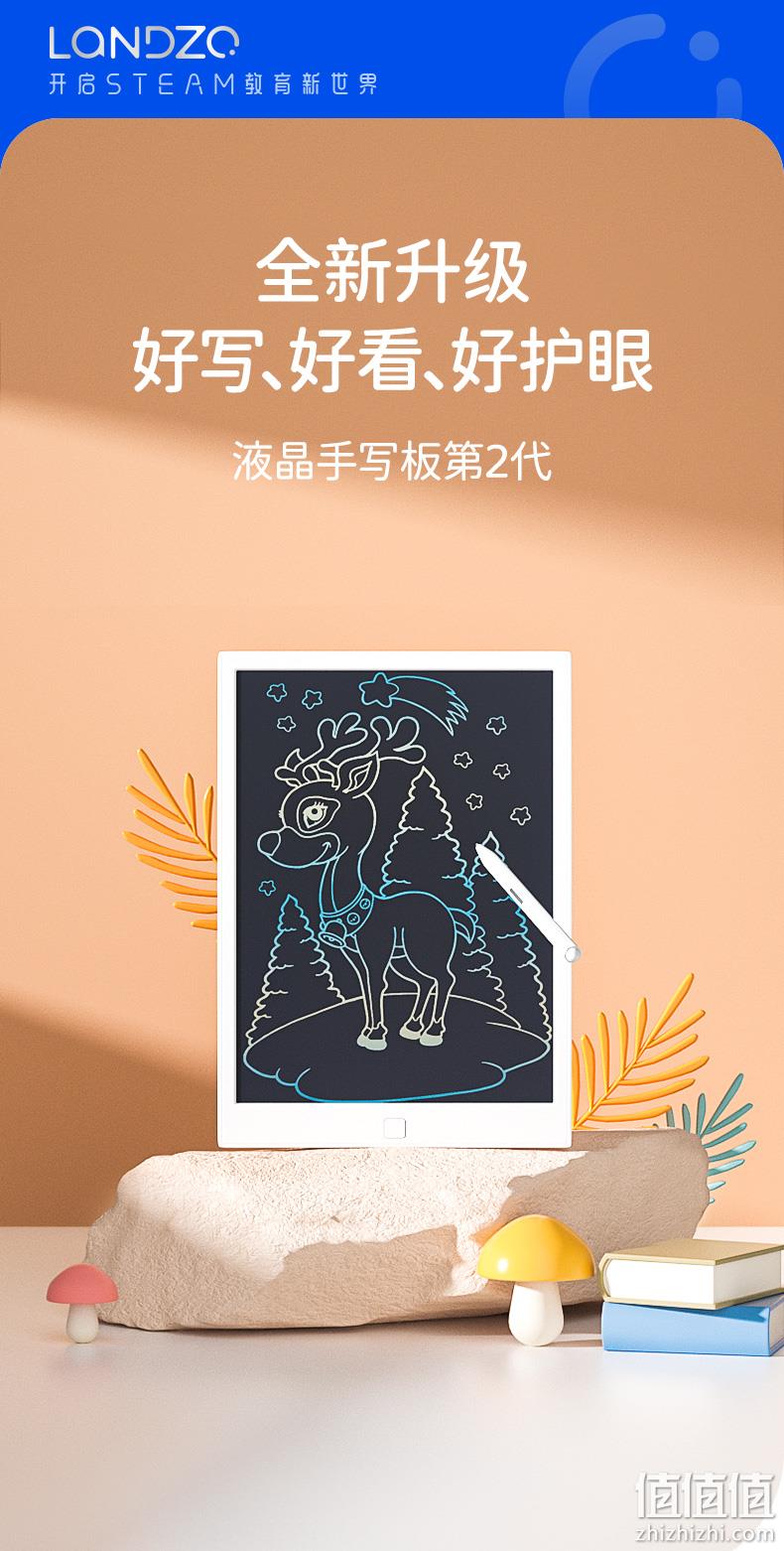 4重护眼，大人孩子都能用：10英寸 蓝宙 儿童液晶画板手写板 29元起包邮 值值值-买手聚集的地方