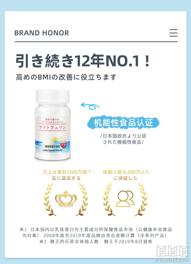 神价格！日本畅销，阻断脂肪瘦肚腩：93粒x2瓶 狮王 乐菲灵乳铁蛋白 199元包邮（之前推荐299元） 值值值-买手聚集的地方