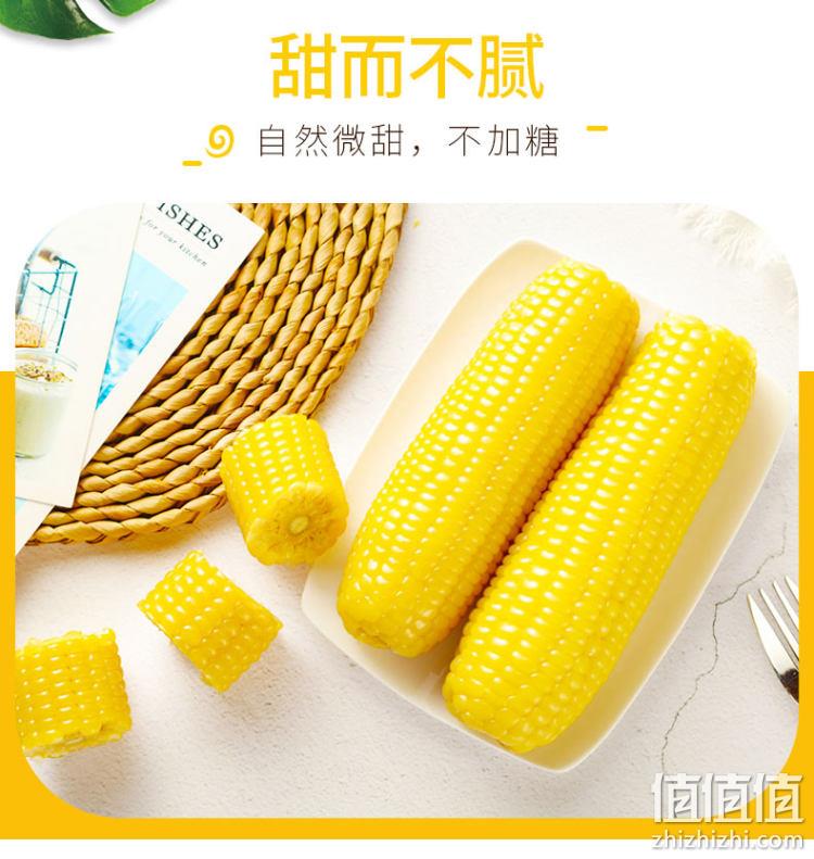 非转基因，自然甜：220gx10棒 玉米神 东北糯玉米 新鲜真空包装 券后29.8元包邮 值值值-买手聚集的地方