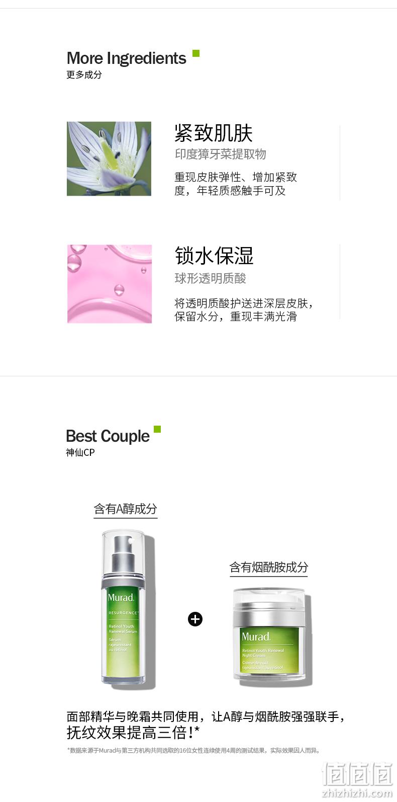 值哭！四周焕亮：30ml Murad慕拉 黄金VC视黄醇双管精华 379.54元直邮到手（京东券后628元） 值值值-买手聚集的地方