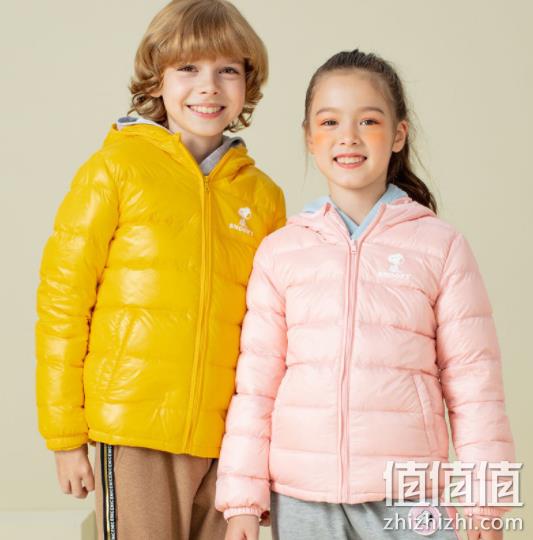 Snoopy 史努比 男女童第七代轻薄羽绒服 59元包邮 值值值-买手聚集的地方