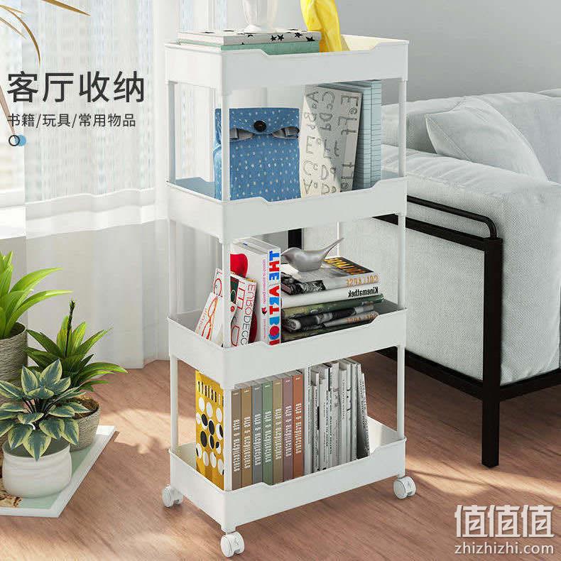 便捷拆装带滚轮，镂空沥水易清洁：艺狮 三层厨房浴室可移动置物架 26.9元起包邮 值值值-买手聚集的地方