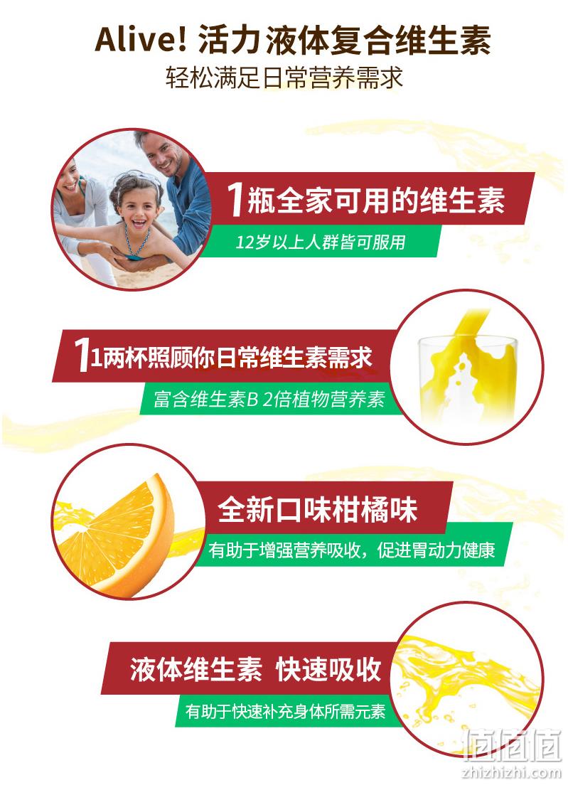 临期值哭!低过双12,美国进口:480mlx2瓶 alive 液体综合维生素 42.6元包邮(之前推荐52.6元) 值值值-买手聚集的地方