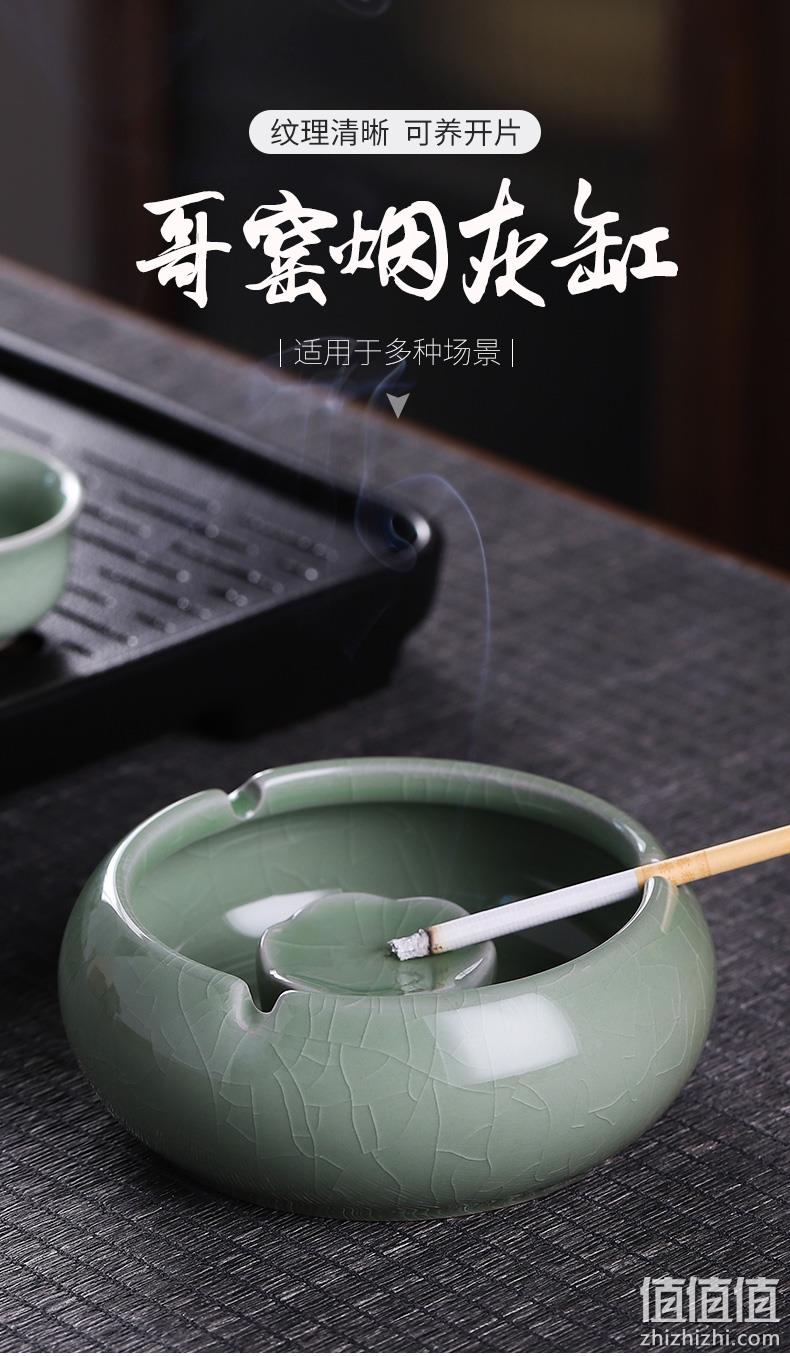 白菜价，猫超次日达：豪峰 复古陶瓷 创意烟灰缸 6.9元起包邮 值值值-买手聚集的地方