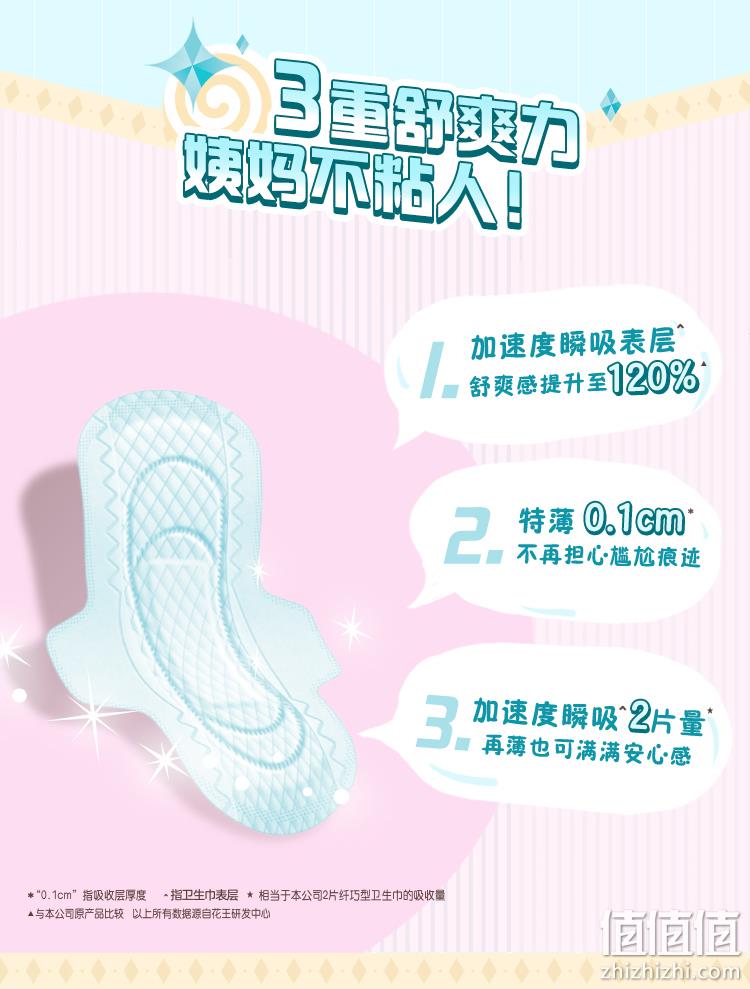 4.9分，花王旗下：88片 乐而雅 零触感组合卫生巾 日用全周期 67.9元包邮 值值值-买手聚集的地方