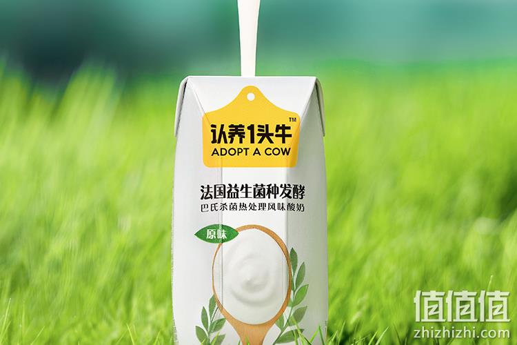 法国进口益生菌，冰淇淋口感：认养一头牛 常温原味儿童酸奶 79.91包邮 值值值-买手聚集的地方