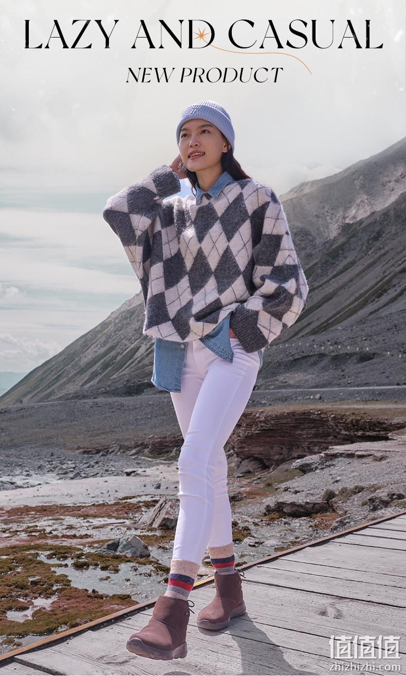 Skechers斯凯奇 女士 反毛皮高帮加绒雪地靴 券后179元包邮 值值值-买手聚集的地方