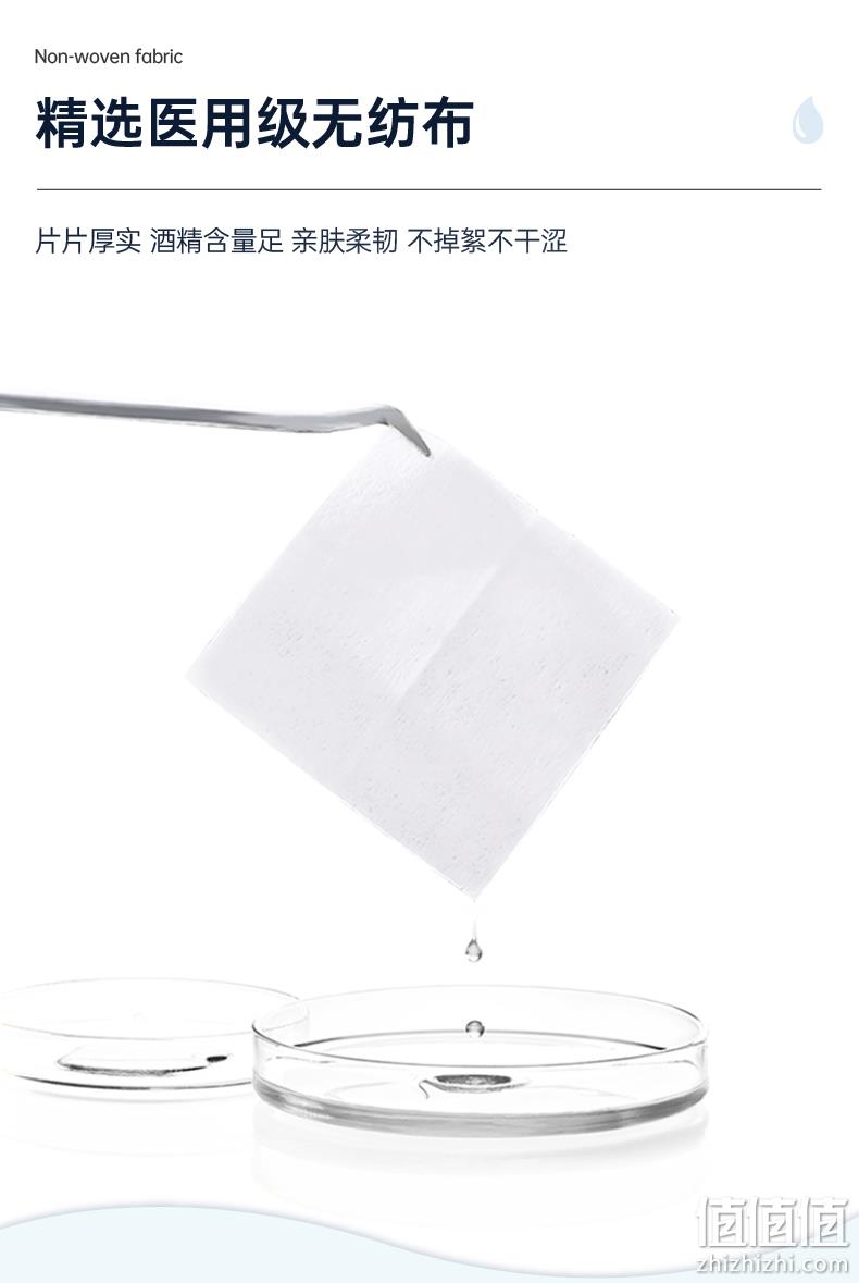 春节不打烊，卫消字认证，10x15cm大尺寸：40片 金士达 75%医用酒精棉片 5.6元包邮 值值值-买手聚集的地方