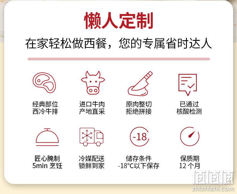 春节不打烊，盒马生鲜商超合作品牌：130克x10片 省时达人 原肉整切牛排 148元包邮，赠鸡肉丸x2袋+意面+黑椒酱 值值值-买手聚集的地方