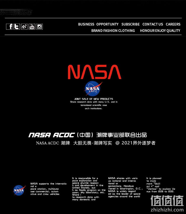 NASA联名款，90%白鸭绒：leebM 男士 中长款羽绒服 138元包邮 值值值-买手聚集的地方