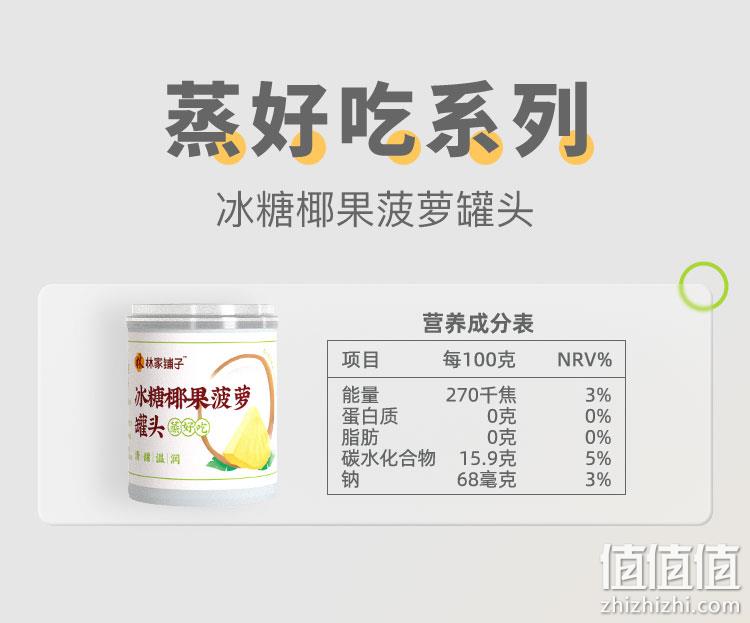 林家铺子 冰糖椰果菠萝罐头200gx3罐 券后11.9元包邮 值值值-买手聚集的地方