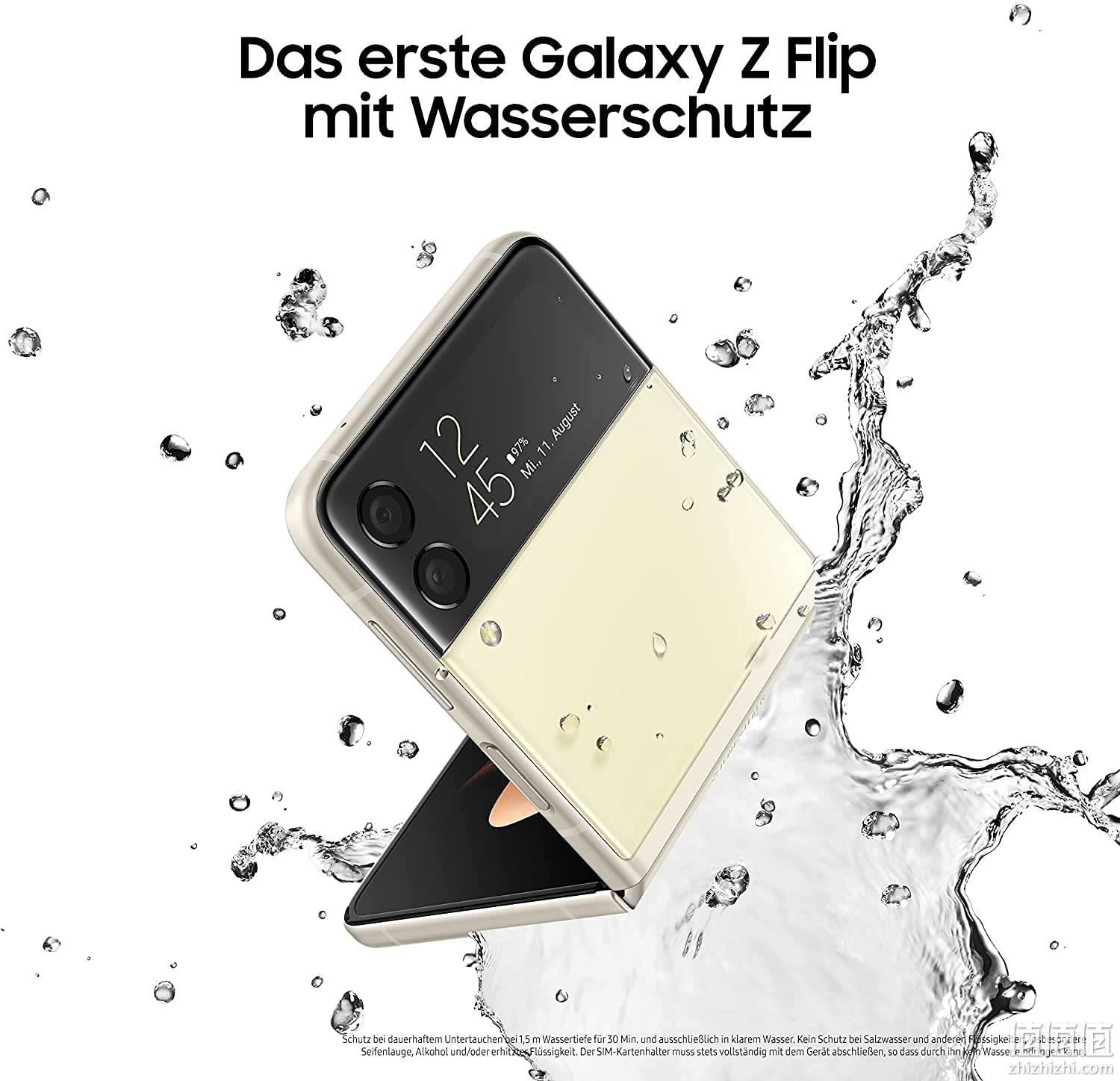 骁龙888，IPX8级防水：SAMSUNG三星 Galaxy Z Flip3 5G折叠屏手机 8GB+256GB 6205元直邮到手 值值值-买手聚集的地方