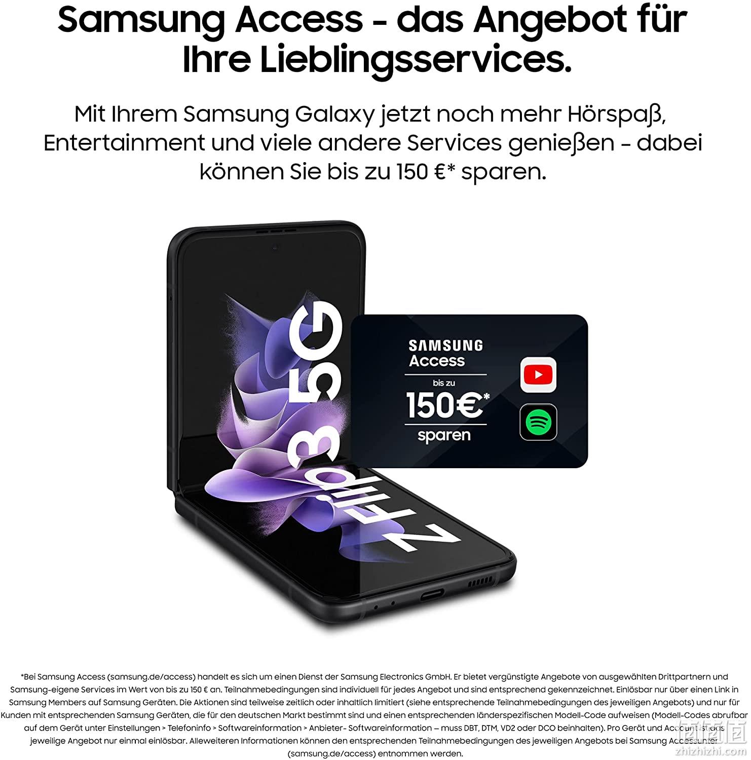 骁龙888，IPX8级防水：SAMSUNG三星 Galaxy Z Flip3 5G折叠屏手机 8GB+256GB 6205元直邮到手 值值值-买手聚集的地方
