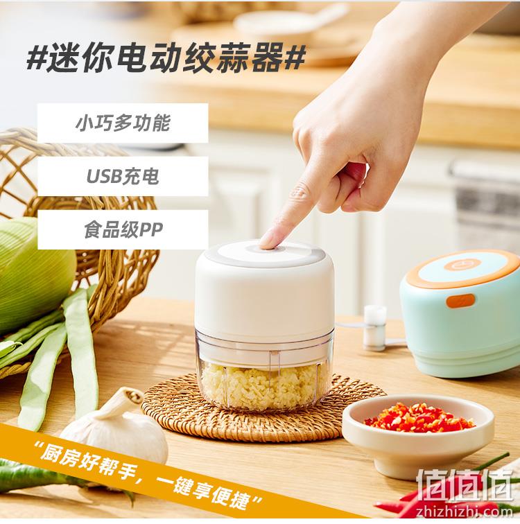 防水USB充电，满电能打30次：淘宝心选 迷你电动搅蒜器 29.9元包邮 值值值-买手聚集的地方