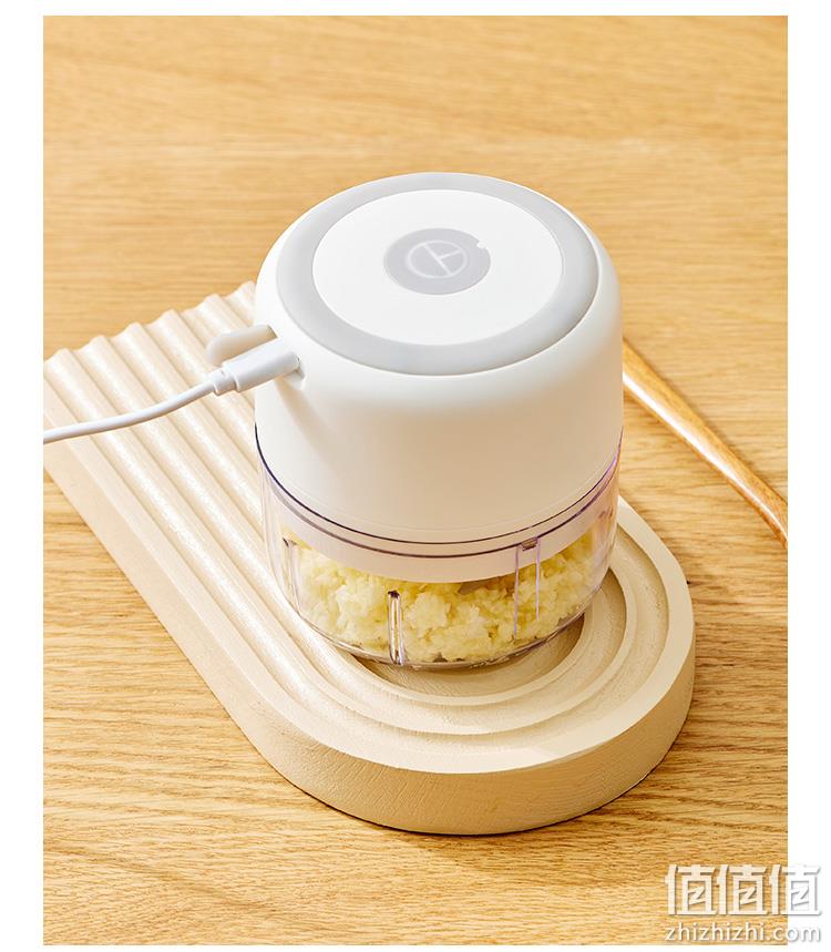 防水USB充电，满电能打30次：淘宝心选 迷你电动搅蒜器 29.9元包邮 值值值-买手聚集的地方