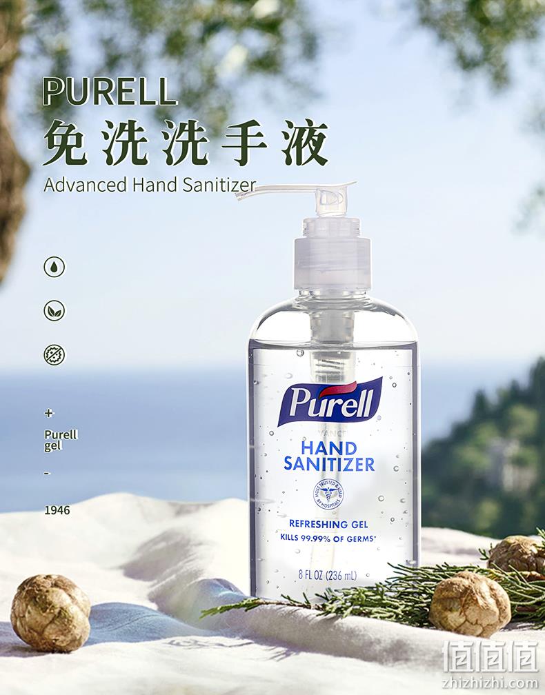 美国进口 Purell 普瑞来 免洗洗手液 236mL 27元顺丰包邮 值值值-买手聚集的地方