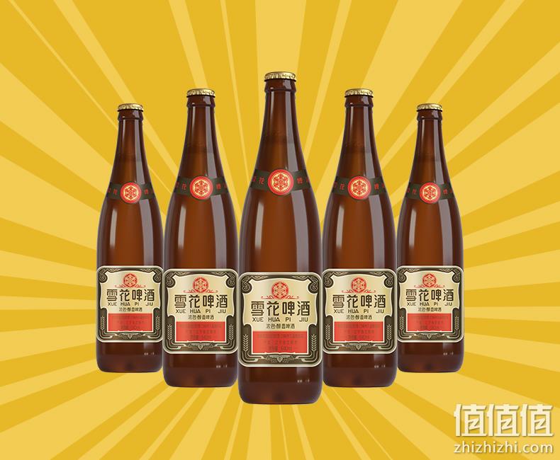 经典沈阳老雪，后劲十足：640mlx12大瓶 雪花啤酒 醇香啤酒 整箱装 88.04元包邮 值值值-买手聚集的地方