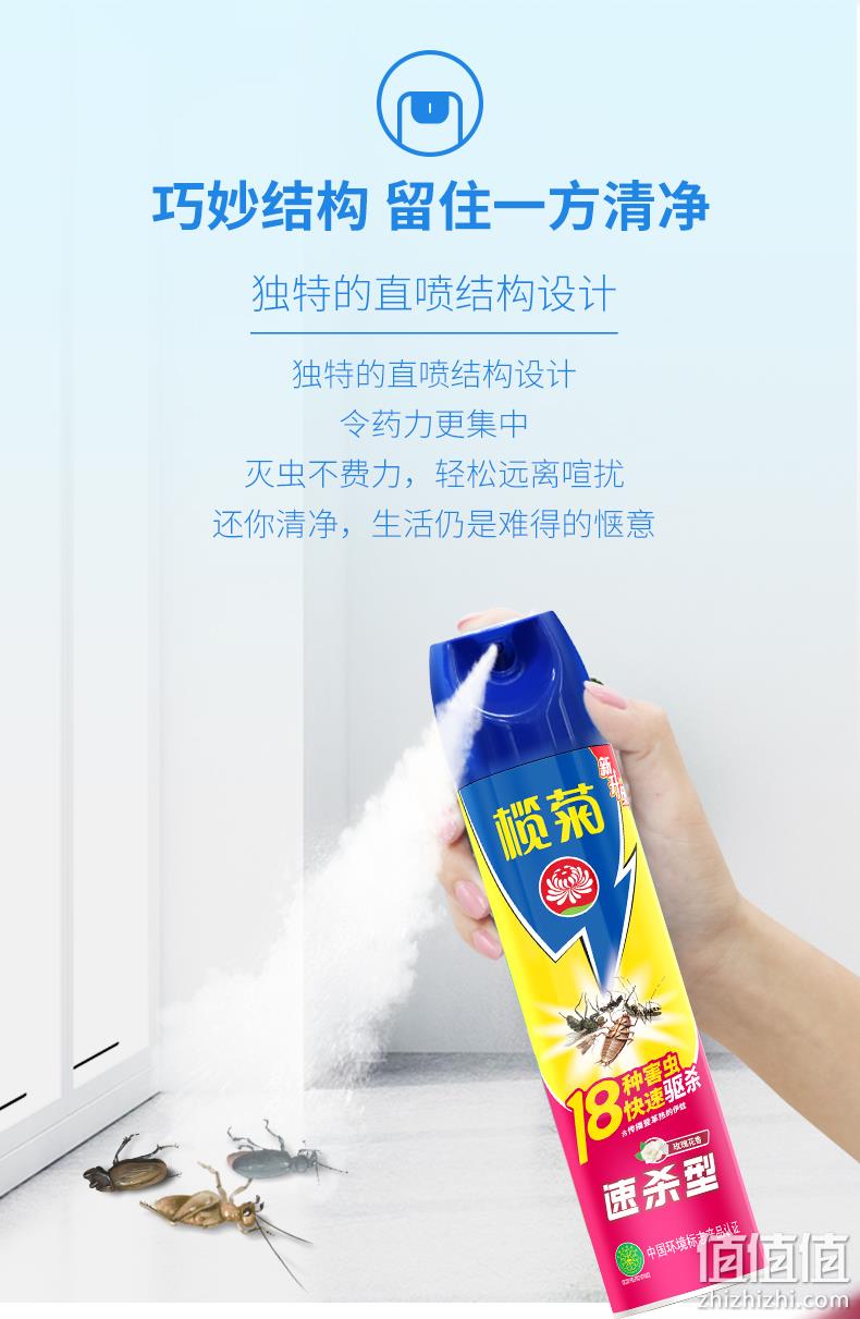 商超同款：600mlx2瓶 榄菊 菊之语 杀虫气雾剂 19.9元包邮 值值值-买手聚集的地方