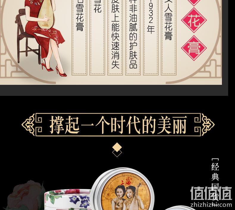 经典老国货，80gx2盒 上海女人 雪花膏 9元包邮 值值值-买手聚集的地方
