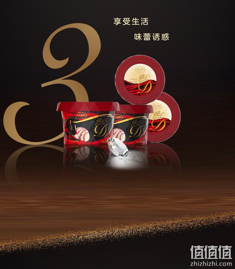 临期特价，蒙牛高端款，红酒加酸奶：90gx24杯 蒂兰圣雪 倾心红葡萄酒酸奶冰淇淋 拍2件119元包邮 值值值-买手聚集的地方