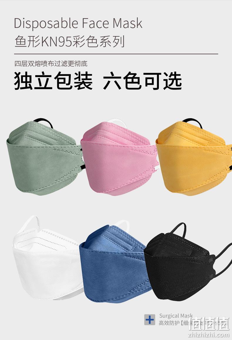 商务部出口白名单，3D立体呼吸不闷：40只 美庄臣 KN95级防护口罩 23元包邮 值值值-买手聚集的地方